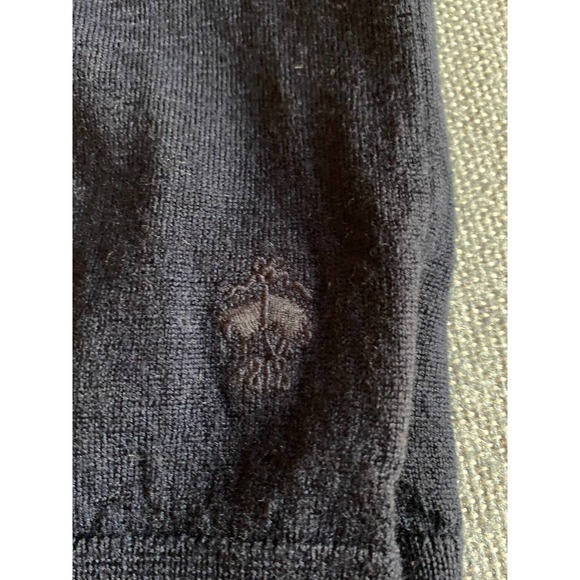 Brooks Brothers Red Fleece mens sweater size XXL v neck blue merino wool long sl - Picture 11 of 13
